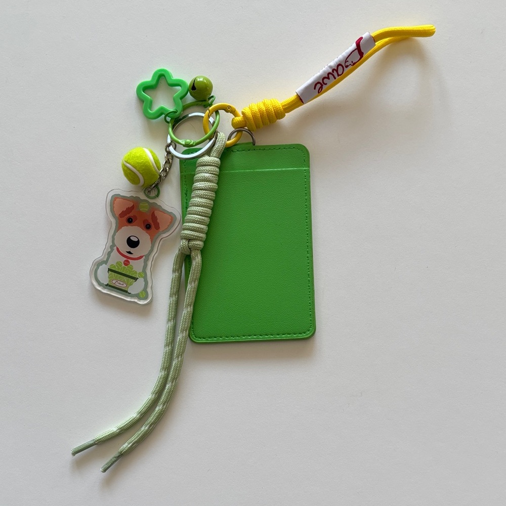 💚Handmade Wirefox Terrier Card & Key Holder